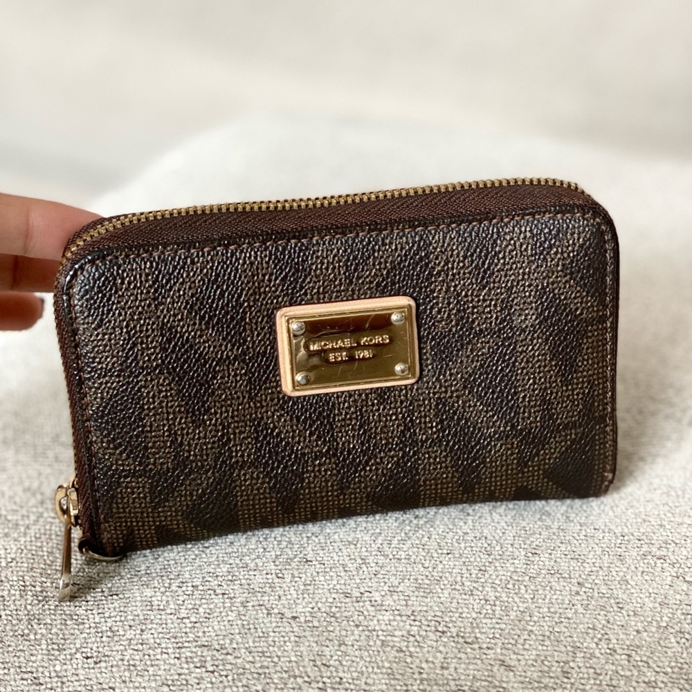 Michael Kors Brown Leather Wallet